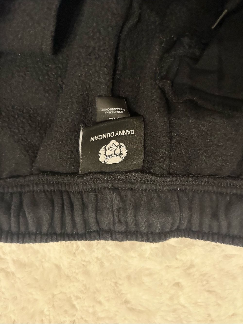 Virginity Rocks Black Sweatpants with Light Blue Side Logo - Picture 5 of 6